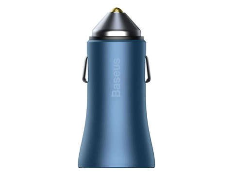 Baseus USB-C QC3.0 PD 40W Blue car charger