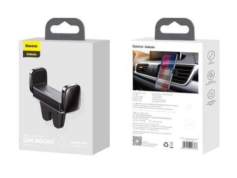 Baseus car phone holder for air vent Black