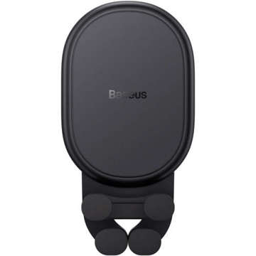 Baseus gravitational phone holder with 15W inductive charger (black)