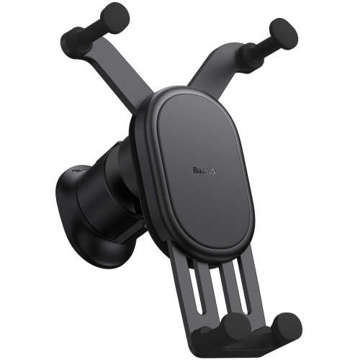 Baseus gravitational phone holder with 15W inductive charger (black)