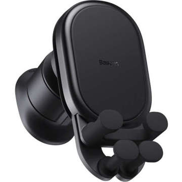 Baseus gravitational phone holder with 15W inductive charger (black)