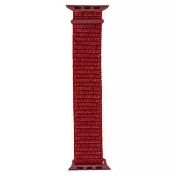 Beline Nylon Smartwatch Strap for Apple Watch 38/40/41mm Red/Red