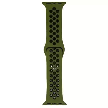 Beline Sport Silicone Smartwatch Strap for Apple Watch 42/44/45/49mm green/black green/black