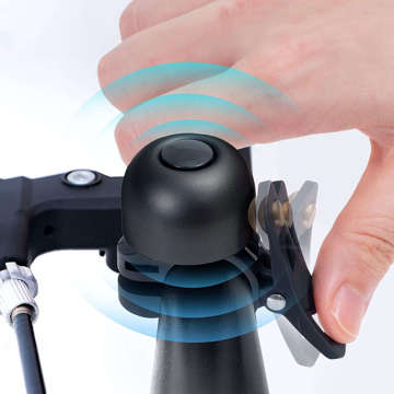 Bicycle bell for bicycle universal mini RockBros 2018-1ABK loud 120dB for handlebar waterproof black