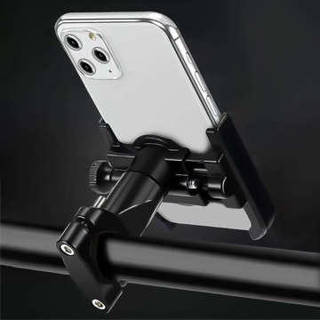 Bicycle holder Alogy Metal Bike Holder for the phone on the handlebars of the scooter bike Black
