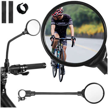 Bicycle mirror Rockbros FK-419 spherical convex adjustable 360 ​​black (1 pc.)