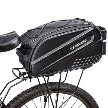 Bicycle pannier bag for bicycle rear trunk 12l, black