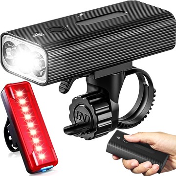 Bike Light Front Rear LED Front Rear Bike Light Lighting Waterproof IPX5 USB Bike Light Alogy