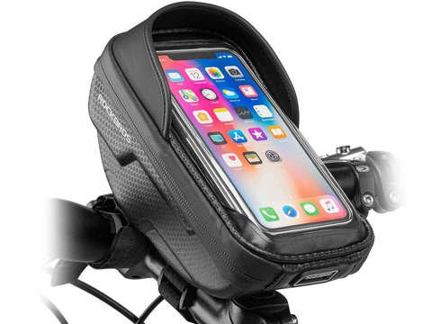 Bike bag bicycle pannier RockBros B70 phone holder Black