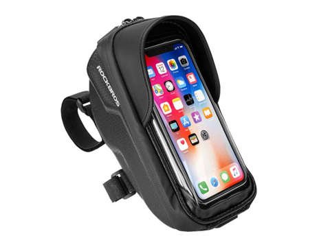 Bike bag bicycle pannier RockBros B70 phone holder Black