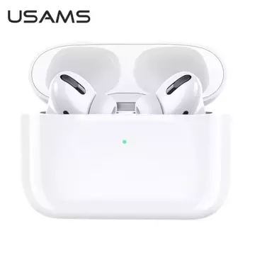 Bluetooth 5.0 Headphones USAMS TWS Emall Series wireless white/white BHUYM01 (US-YM001)