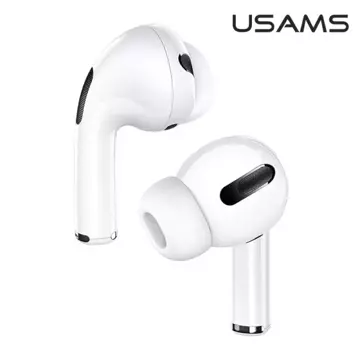 Bluetooth 5.0 Headphones USAMS TWS Emall Series wireless white/white BHUYM01 (US-YM001)