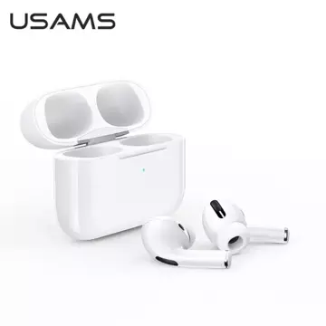 Bluetooth 5.0 Headphones USAMS TWS Emall Series wireless white/white BHUYM01 (US-YM001)