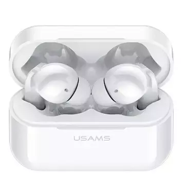 Bluetooth 5.0 headphones USAMS TWS LY series ANC wireless white/white BHULY06