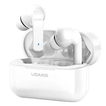 Bluetooth 5.0 headphones USAMS TWS LY series ANC wireless white/white BHULY06