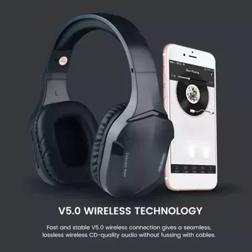 Bluetooth Wireless Headphones Somostel Gaming Stereo SMS-CJ08 Black