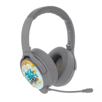 BuddyPhones Cosmos Plus ANC wireless headphones for children (gray)