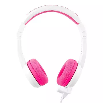 BuddyPhones School wired headphones for children (pink)