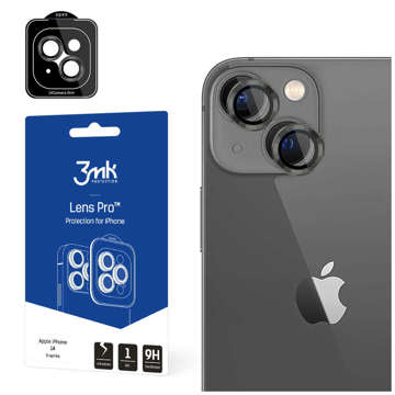 Camera Glass Camera Protector Lens 3mk Lens Pro for Apple iPhone 14 Graphite
