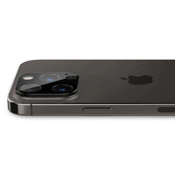 Camera cover spigen optik.tr camera protector 2-pack iphone 14 pro / 14 pro max black