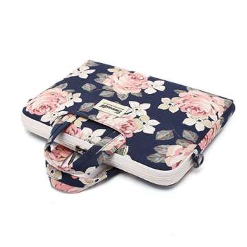 Canvaslife sleeve case for 16" laptop for MacBook Air/ Pro White Rose