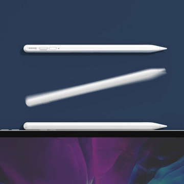 Capacitive stylus pen for touch screens 2in1 Baseus Stylus for Apple iPad White