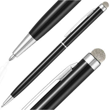 Capacitive stylus with pen