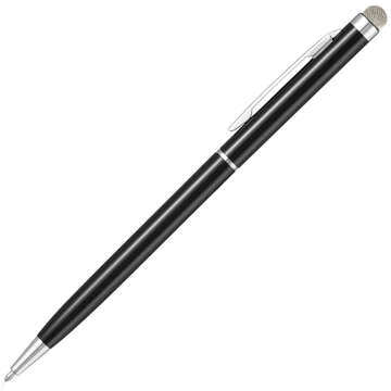 Capacitive stylus with pen