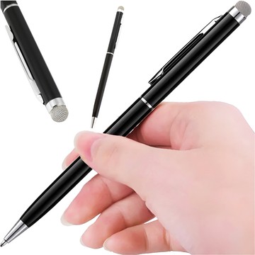 Capacitive stylus with pen