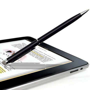 Capacitive stylus with pen