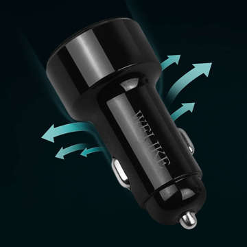 Car charger USB Quick Charge QC 3.0 USB-C type C PD 20W 3.4A Power Delivery 2.0 Black