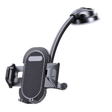 Car holder Car phone holder for the dashboard, windshield, dashboard Black