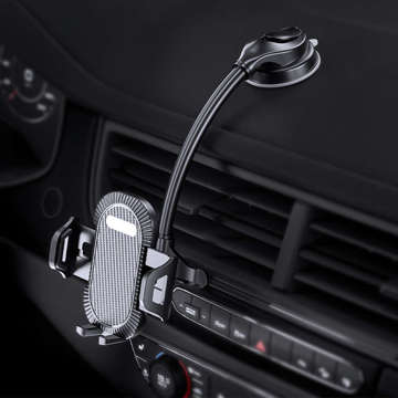 Car holder Car phone holder for the dashboard, windshield, dashboard Black