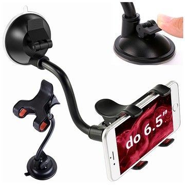 Car holder long 360° windshield clip