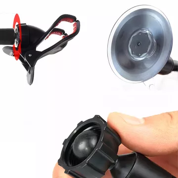 Car holder long 360° windshield clip