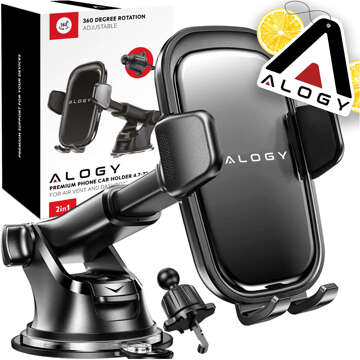 Car phone holder, window, grille, cockpit, dashboard, car, car, for 7" phone Alogy 3in1 Fragrance pendant