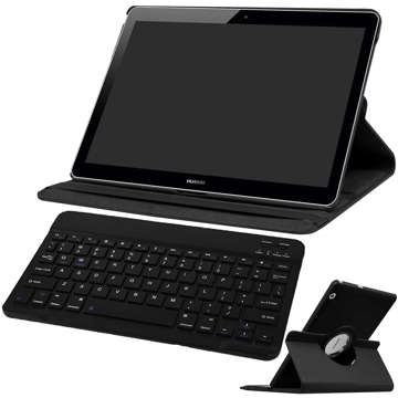 Case 360 ​​Huawei MediaPad T3 10 9.6'' Black Keyboard