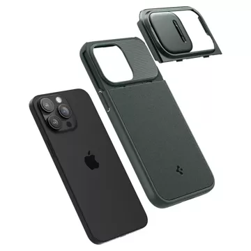 Case Spear Optics Armor Mag for MagSafe for iPhone 15 Pro dark green