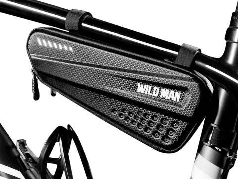 Case bag bicycle pannier bicycle holder Wildman Bag ES4 1.2l Black