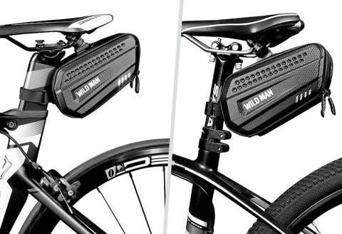 Case bag bicycle pannier bicycle holder Wildman Bag ES7 1.2l Black