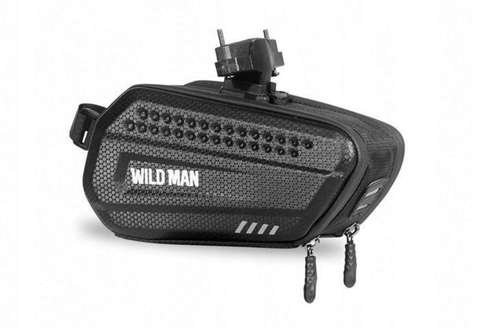 Case bag bicycle pannier bicycle holder Wildman Bag ES7 1.2l Black