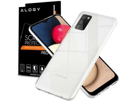 Case cover case for Samsung Galaxy A02s silicone transparent Glass