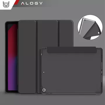 Case for Apple iPad 10.2 9 Gen 8/7 2021/2020/2019 Smart Pencil Case Alogy TPU Tablet Cover Black