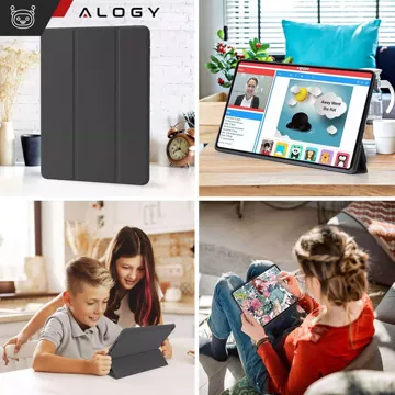 Case for Apple iPad 10.2 9 Gen 8/7 2021/2020/2019 Smart Pencil Case Alogy TPU Tablet Cover Black