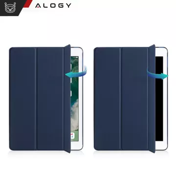 Case for Apple iPad 10gen. 10.9" 2022 tablet case Alogy Smart Case Pencil Holder Navy Blue