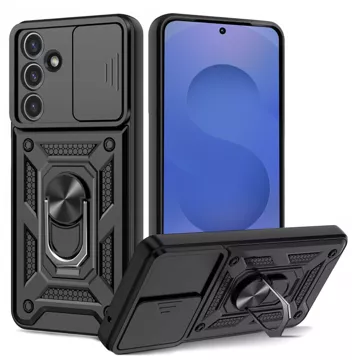 Case for Apple iPhone 16 armored Slide Case Ring camera protection housing Camshield Alogy black