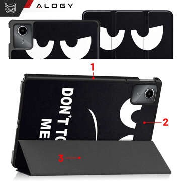 Case for Lenovo Tab M11 10.95" TB330FU / TB330XU / TB331FC tablet case Case Alogy Book Cover Don't Touch me Glass Stylus