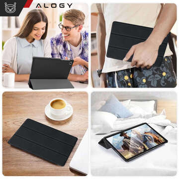 Case for Lenovo Tab M8 4gen TB300XU TB300FU Book Cover Case Housing Case Alogy Black Glass