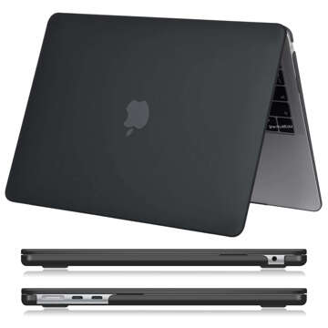 Case for Macbook Air 15 M2 2023 A2941 Case Housing Cover Matte Alogy Hard Cover Black