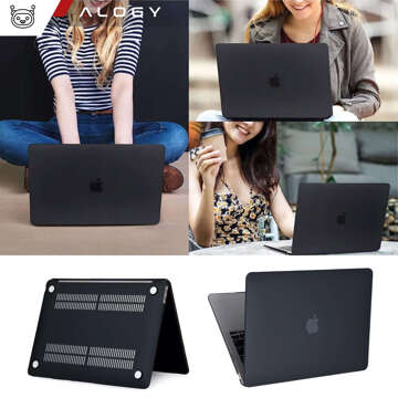 Case for Macbook Air 15 M2 2023 A2941 Case Housing Cover Matte Alogy Hard Cover Black